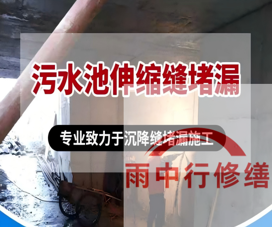 东丽某污水处理厂钢筋混凝土池堵漏案例